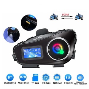 هدست بلوتوث کلاه کاسکت مدل Q58 MAX دو نفره